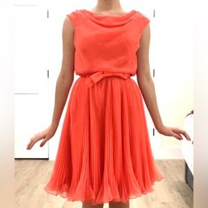 Vintage 1950’s Pleated Bow Dress